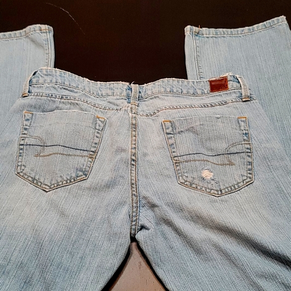 American Eagle Distressed Boot Cut Jeans - Picture 2 of 4
